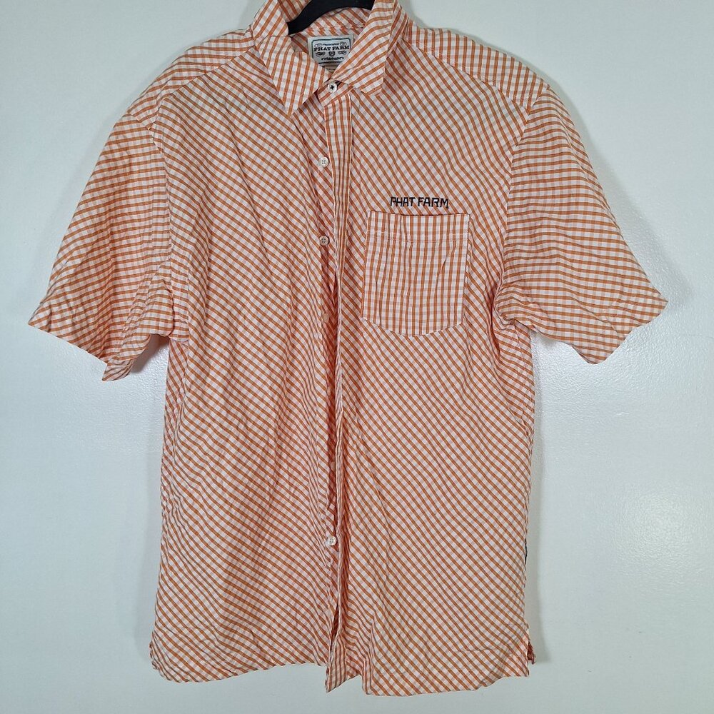 Vintage Phat Farm short sleeve button down shirt size XL